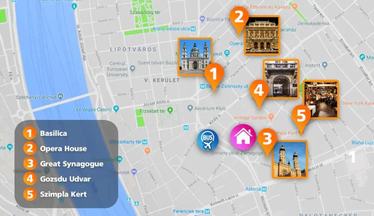 Bpr Chic Gem In The Heart Of The City Будапеща Екстериор снимка